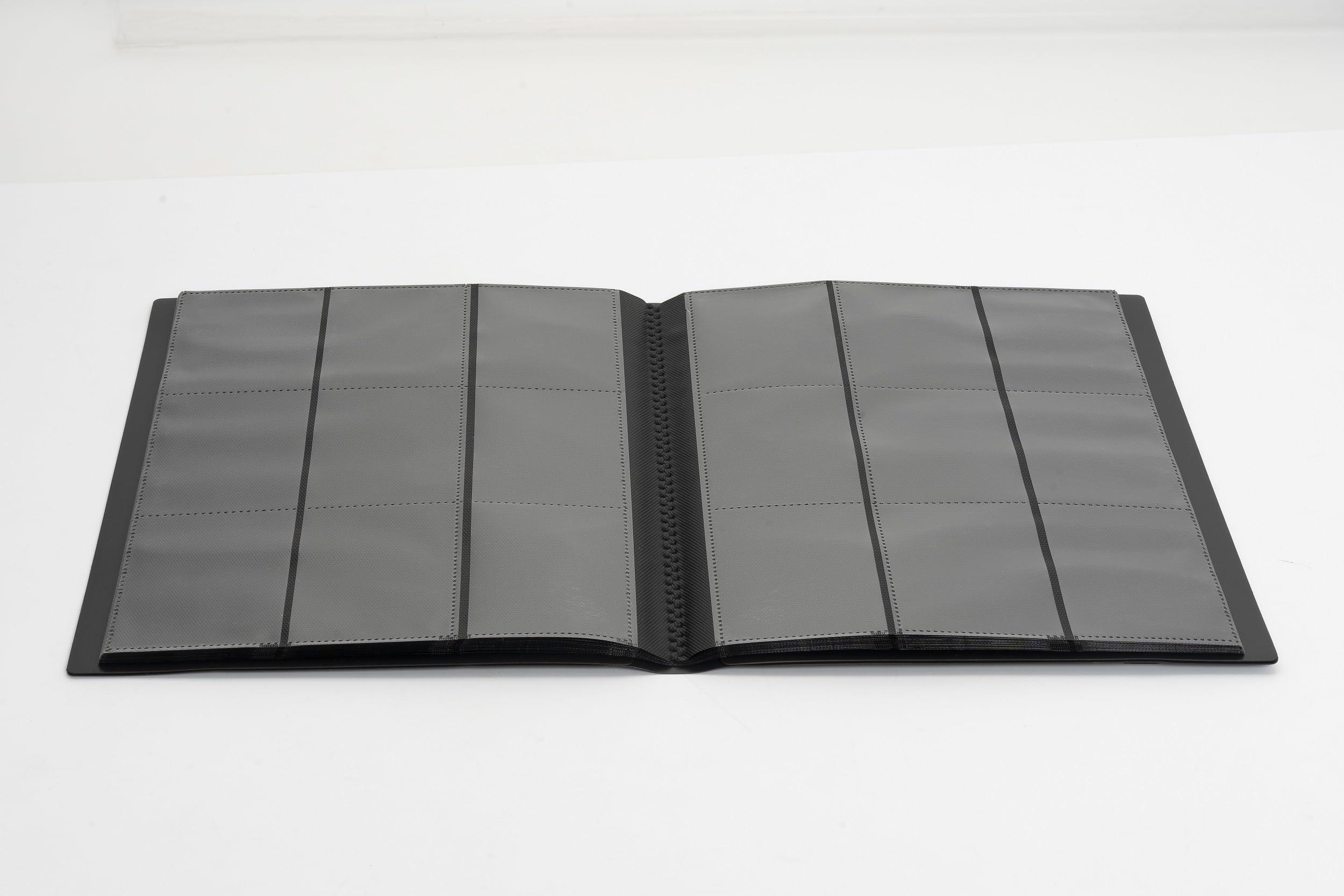 Collectible Supplies 9-Pocket Trading Card Pro-Folio Album - Holds 360 cards (Black)
