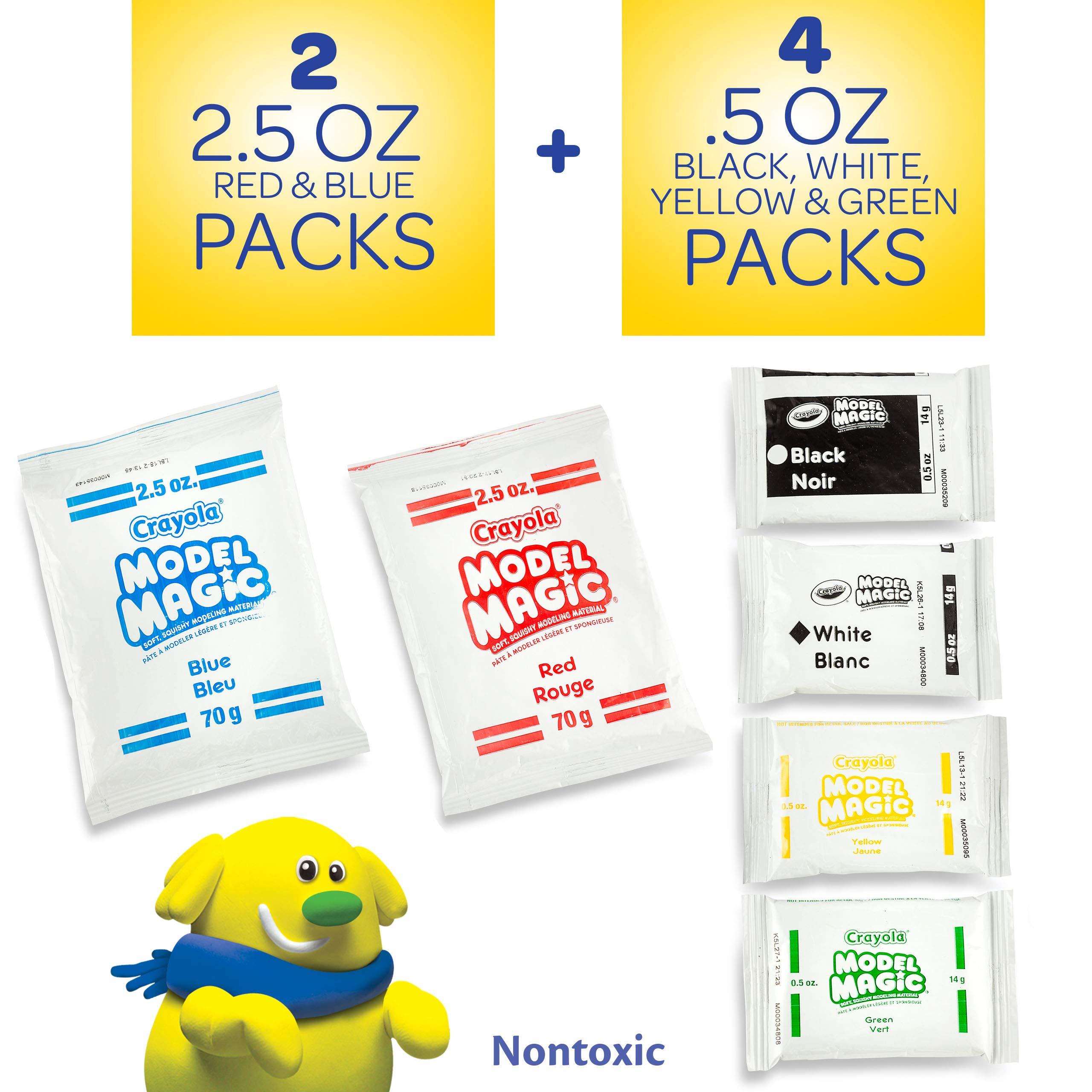 Crayola Crayola Model Magic Craft Pack, Modeling Clay Alternative, 7oz (232407)