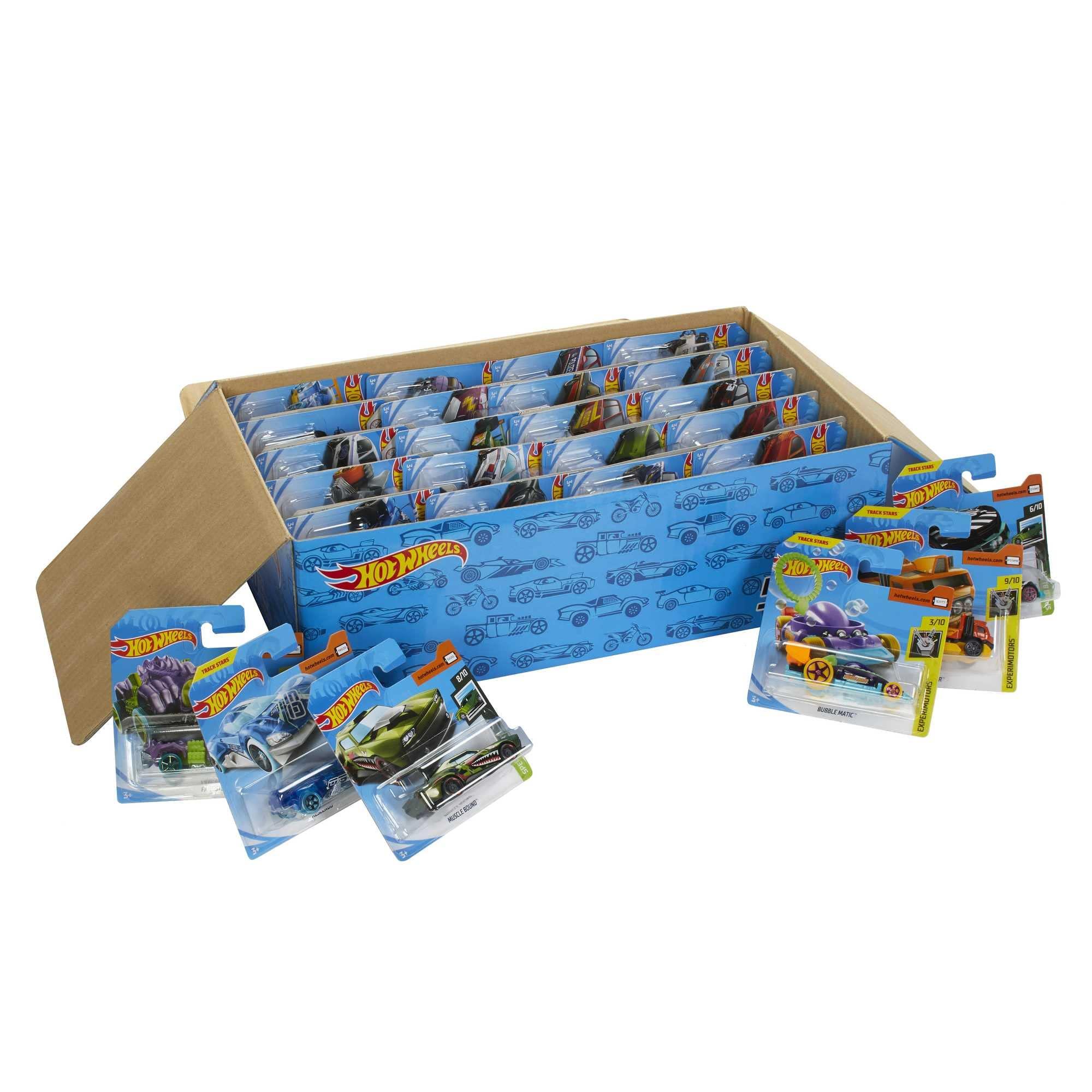 Hot Wheels Hot Wheels Toy Trucks & Cars, 50-Pack, Set of 50 1:64 Scale Individually Packaged Vehicles, Instant Collection (Styles May Vary) (Amazon Exclusive)