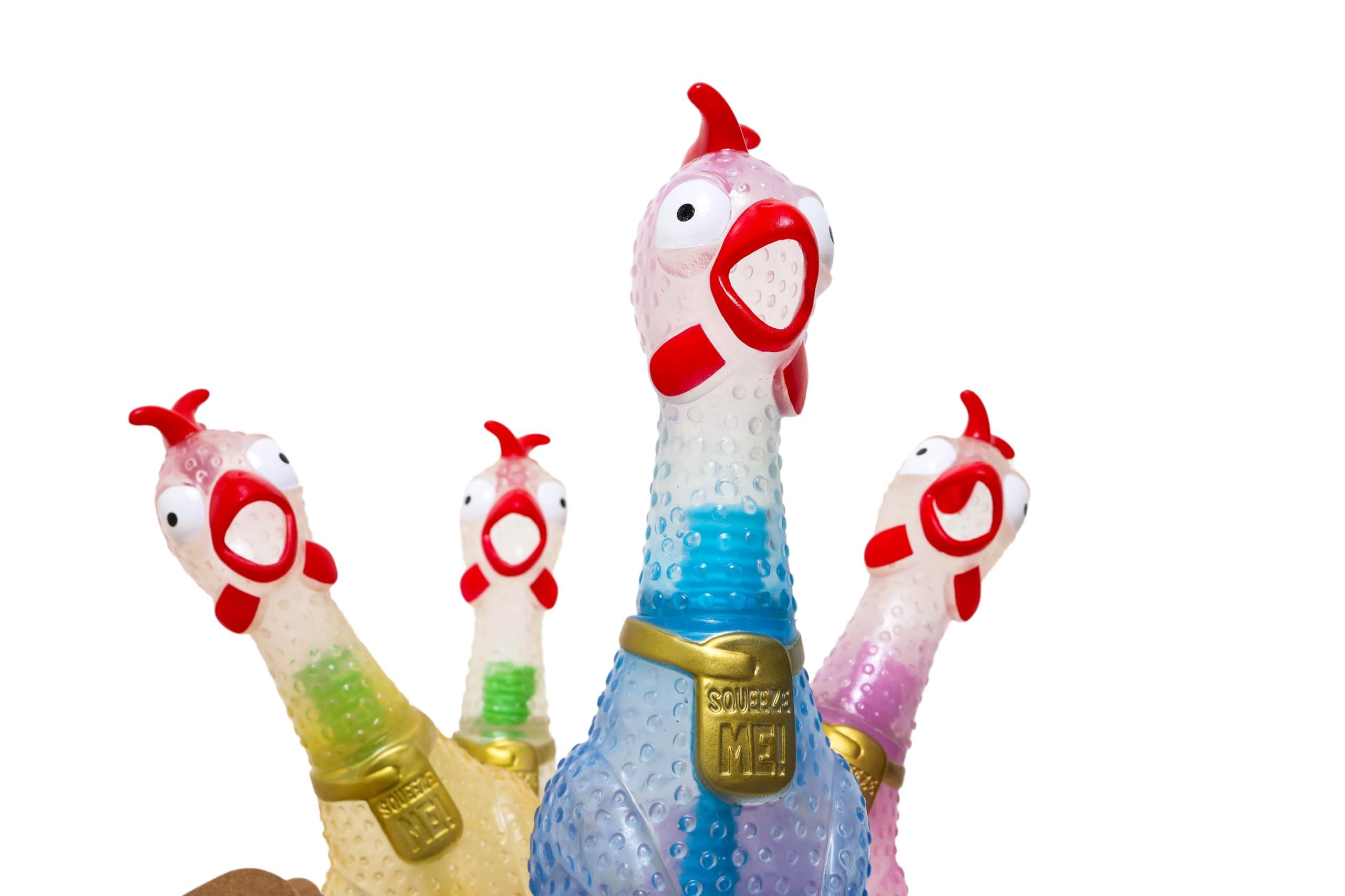 Animolds Animolds Hug Me Giant Rubber Chicken- Huge Stress Relief Screaming Chicken Toy | Screams Up to 45 Seconds- Novelty Gag and Prank Toys | Funny Toys Gifts for Christmas Stocking Stuffers for Kids Adult