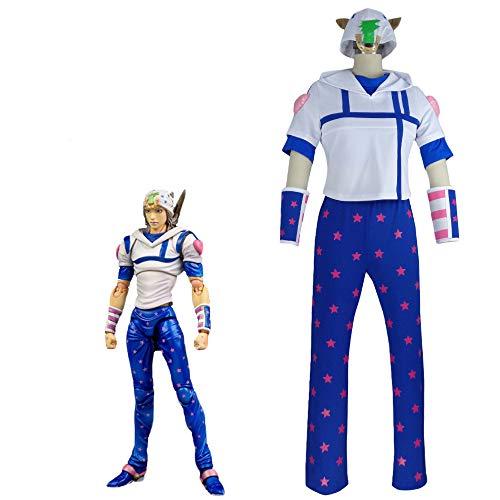 QILONG JoJo's Bizarre Adventure Johnny Joestar Cosplay Costume 3291 (Male XXL)