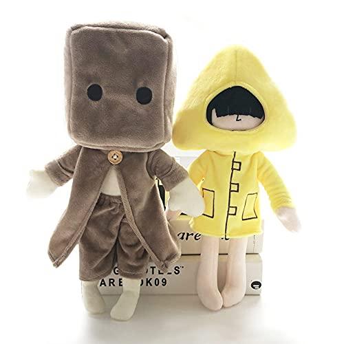 TYISON Little Nightmares Plush Mono Bag hat Little Nightmares 2 and Nomes Plush Toy Doll Idea Gift for Kids Girls Boy Children Game Fans