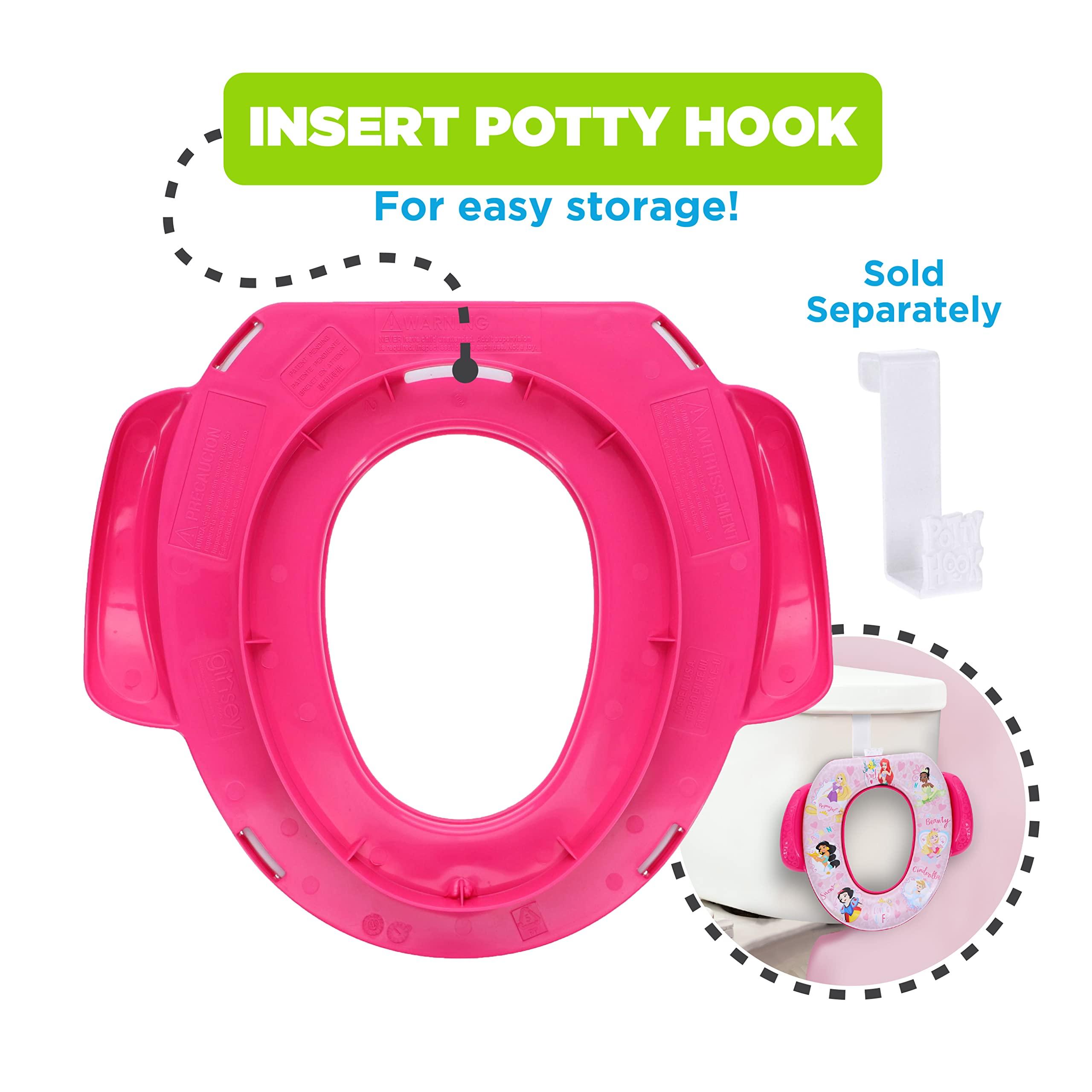 Disney Disney Princess "Loving Life" Soft Potty Seat and Potty Training Seat - Soft Cushion, Baby Potty Training, Safe, Easy to Clean
