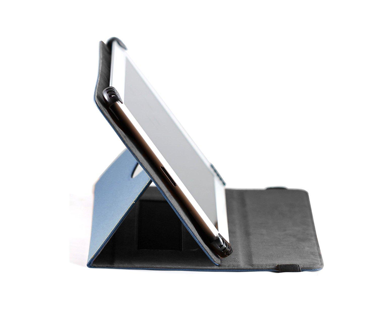 Navitech Navitech Blue Faux Leather Case Cover with 360 Rotational Stand Compatible with The neoCore N1 10.1 inch Tablet PC