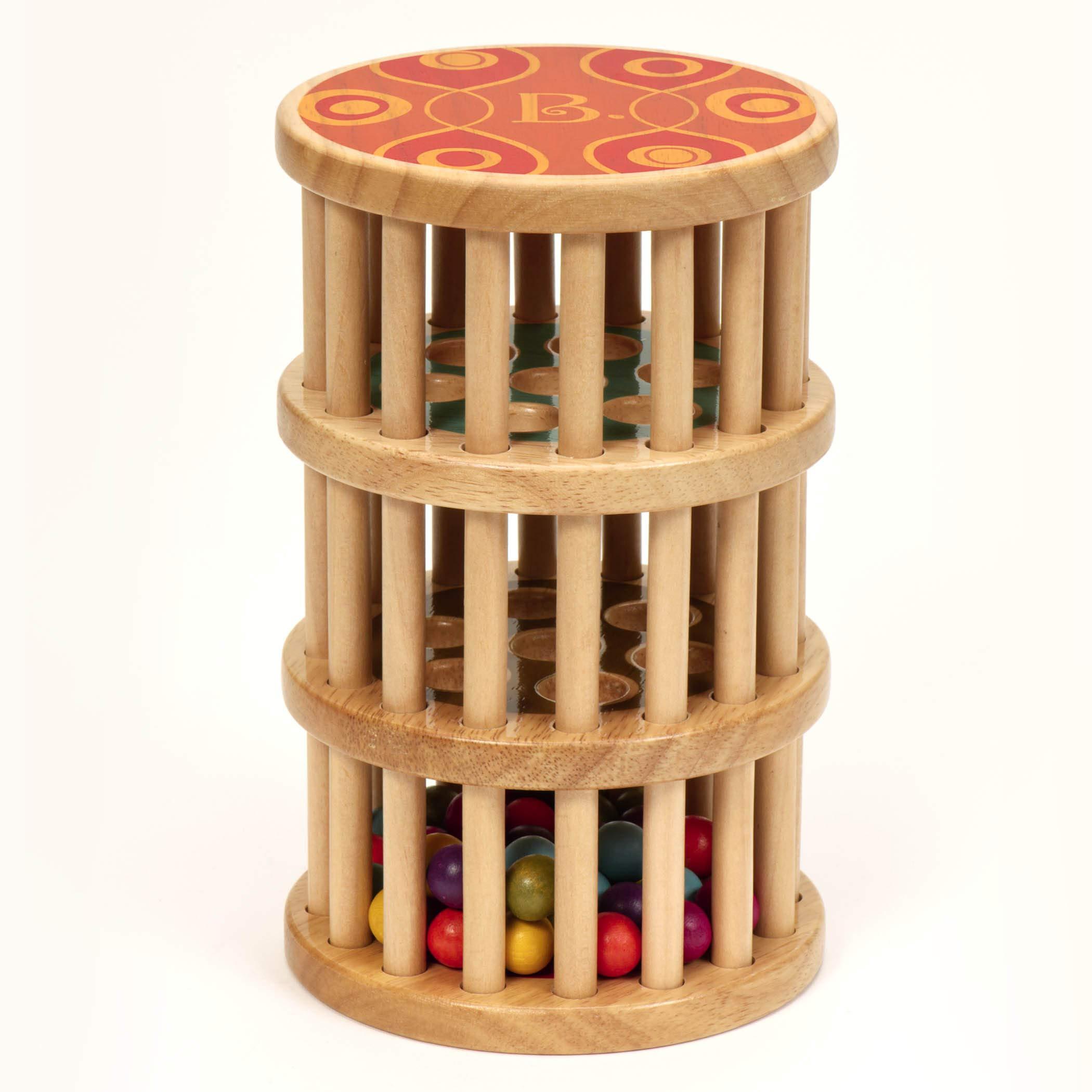 Branford Limited B. toys- A-Maze Rain Rush Dexterity Toy- Crawling Rolling Tower- Developmental Natural Wooden Rainmaker Toy- Toys for Toddlers