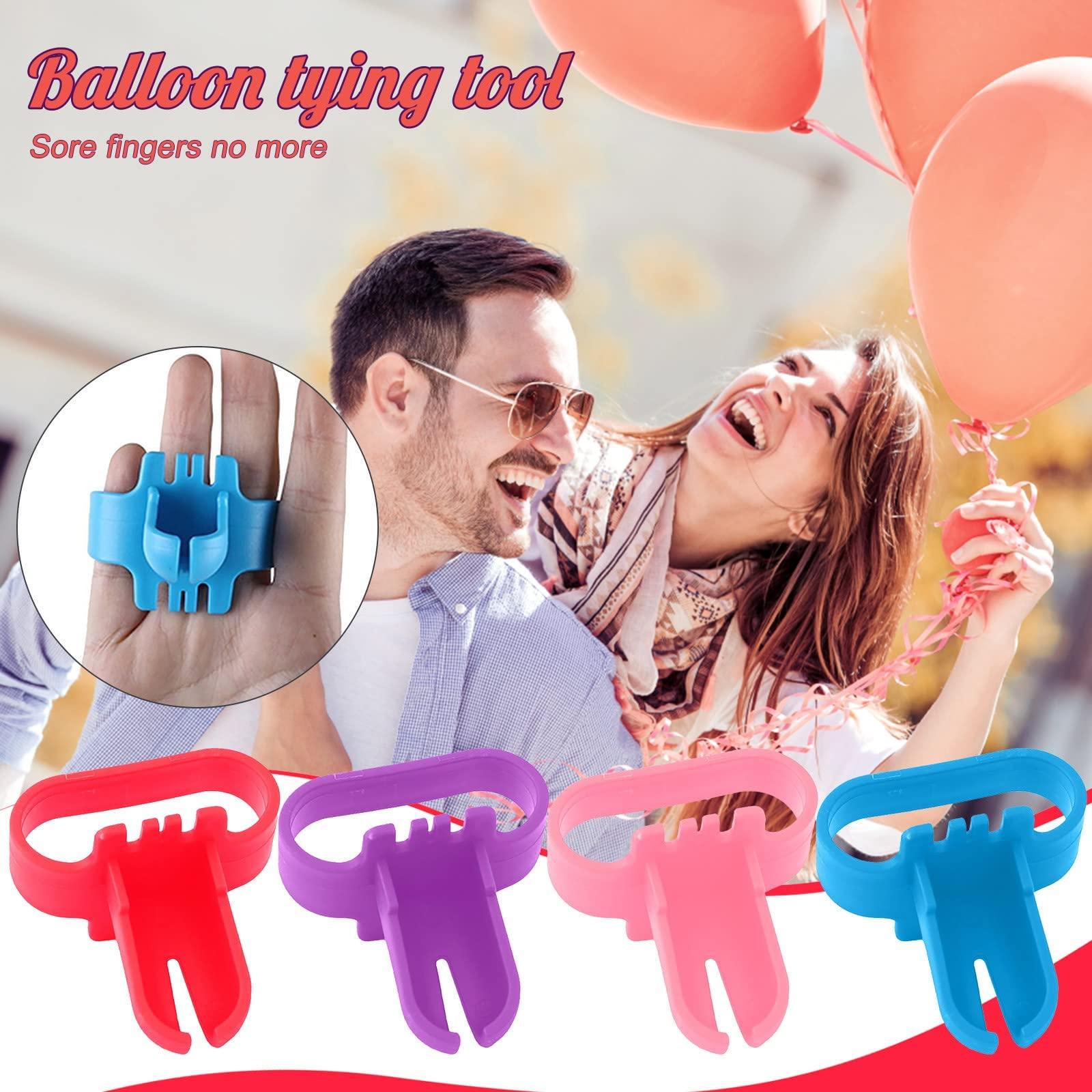 FuXinWorld FuXinWorld Balloon Tie Tool,Balloon Knot Tying Tool Device Balloons Knotting Faster Save Time, Balloon Tying Tool Accessories for Latex Balloons, Balloon Column Arches, Party Supplies,Blue
