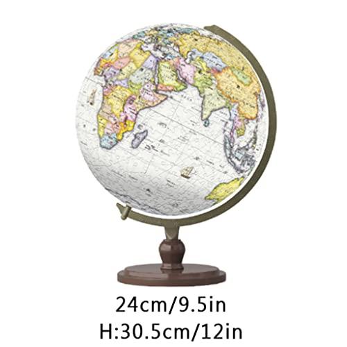 Generic Interactable Globe Puzzle 3D Jigsaw Puzzles 500 Pieces 3D Puzzles for Kids 3D Puzzle DIY Educational Learning Toys Bookshelf Insert Decor Innovative