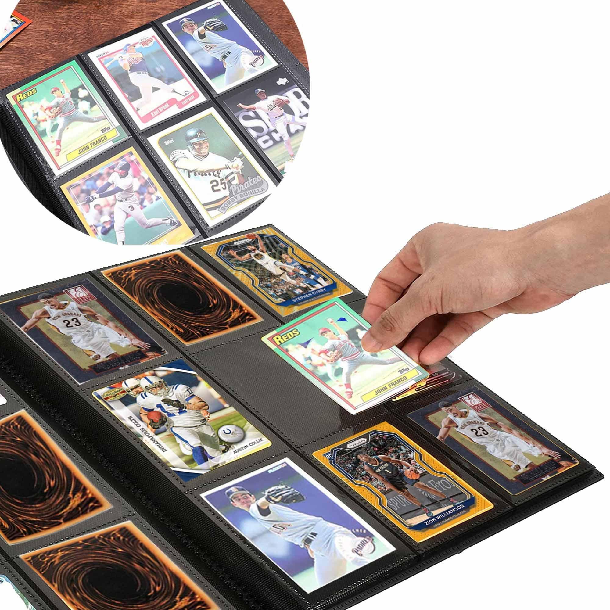 PKMLIFE PKMLIFE Trading Card Binder Holder, 9 Pocket Album Sleeves for Baseball Yugioh MTG TCG Cards, Collection Card Best Protection, 20 Pages Put up to 360 Cards(Greem)