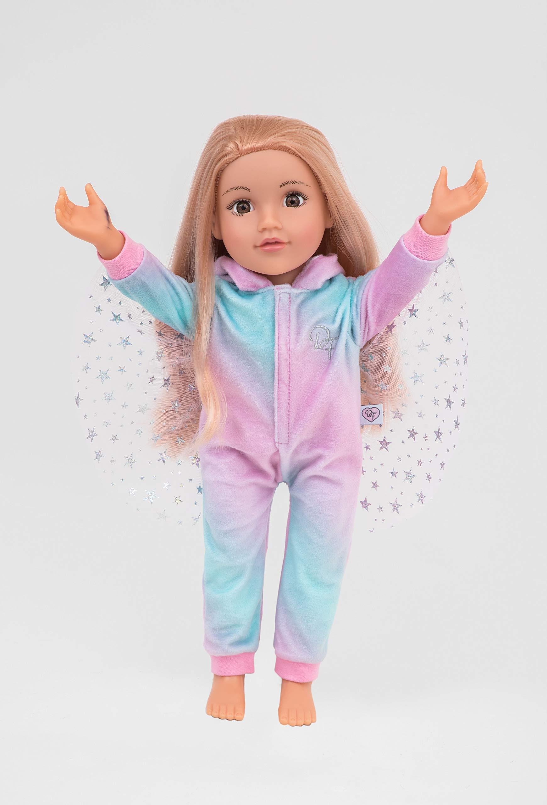 DesignaFriend DesignaFriend 18 Inch Doll Flying Unicorn Outfit