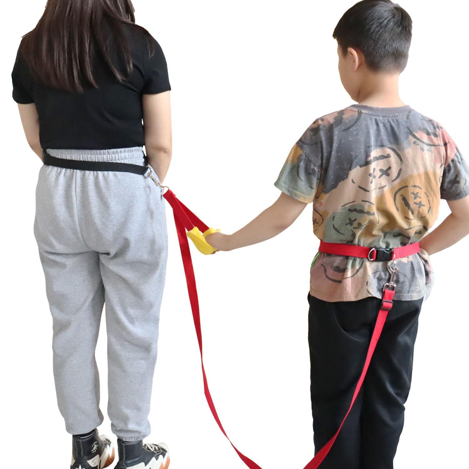 pinklilycare pinklilycare Autism Hands Free Safety Belt Walking Harness for Bigger Children with Adjustable Tether for ADHD Special Needs