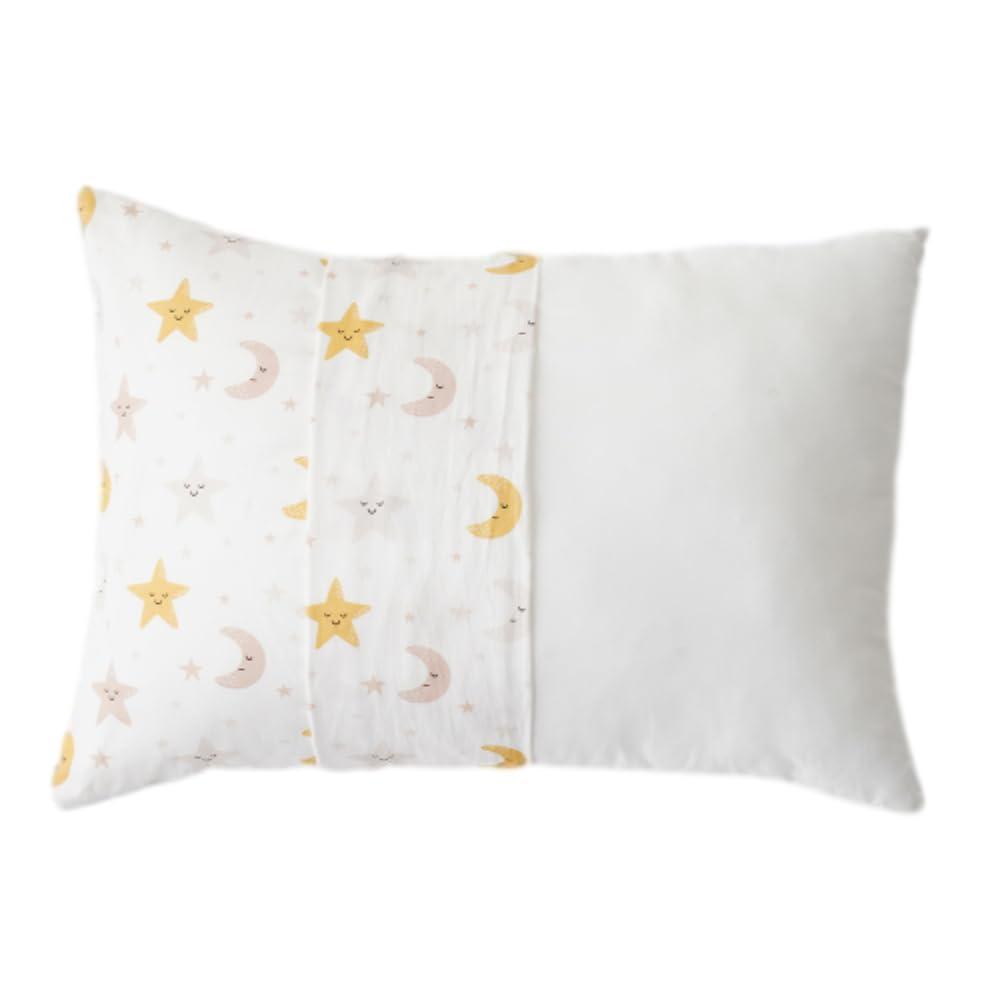 Bunnikins & Clover Bunnikins & Clover Toddler Pillows with Pillowcase, 13"x18" Soft Cotton Kid Pillows for Sleeping, Bedding Small Pillow for Boys and Girls Aged 2-5 Years