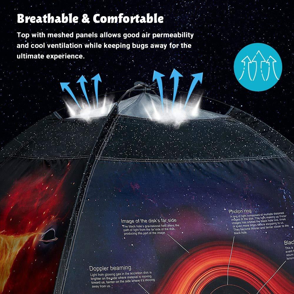 alprang Alprang Space Tent for Kids Sensory Black Hole Pop Up Play Tent Kids Tent for Outdoor Indoor,Space Tent for Boys and Girls-47" X 47" X 43 "