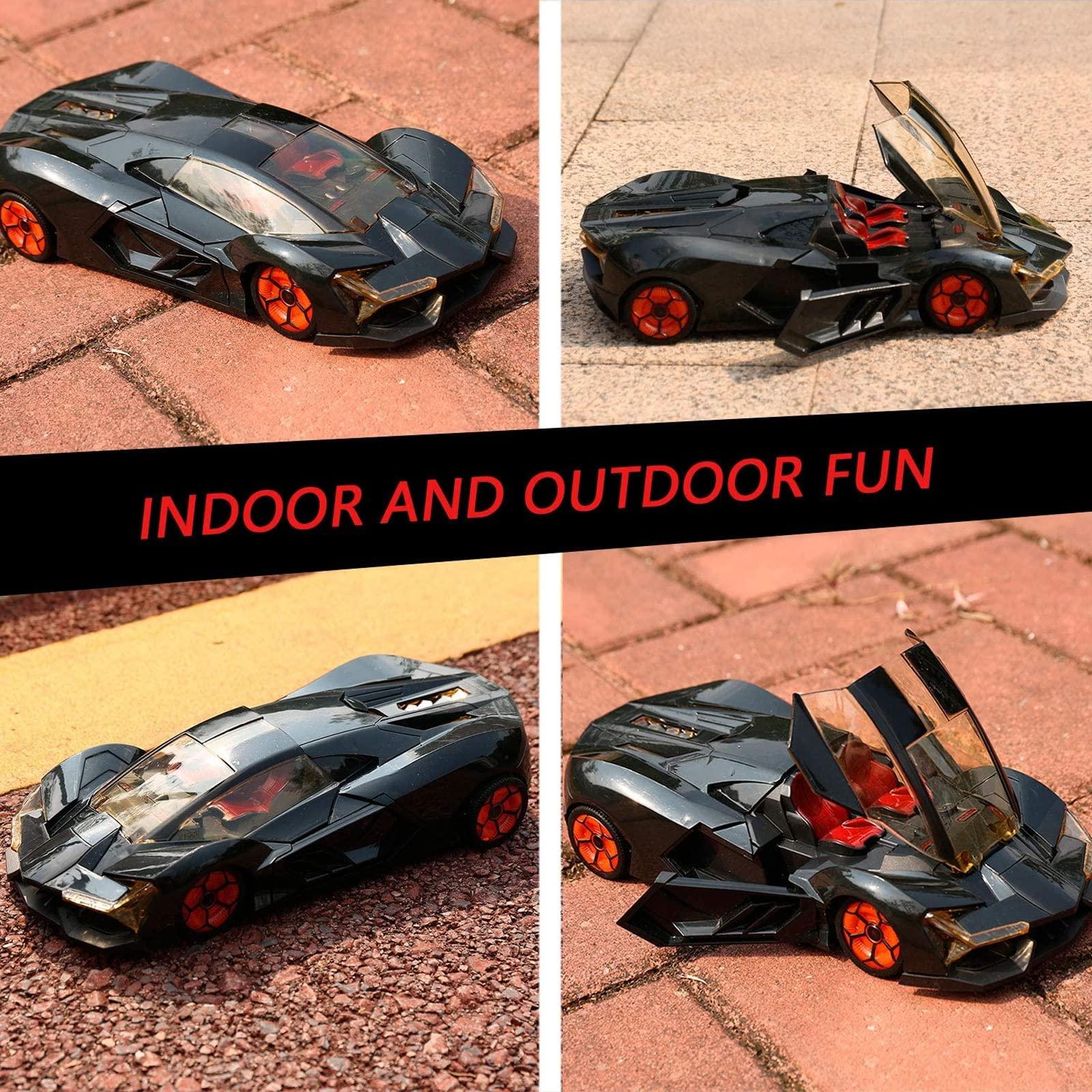 WGS WGS Kids Racer Sports Car Toy, Shock Absorbing Remote Control Fast Racer Light Sound High Speed Case for Boys and Girls
