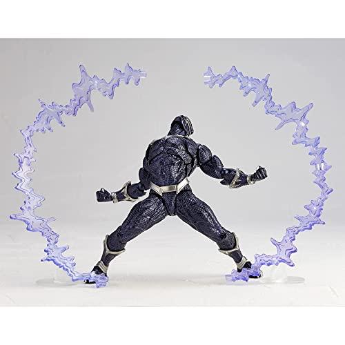 (KAIYODO) Kaiyodo Figurecomplex Amazing Yamaguchi Black Panther, Approx. 6.7 inches (170 mm), ABS & PVC Painted Action Figure, Revoltech