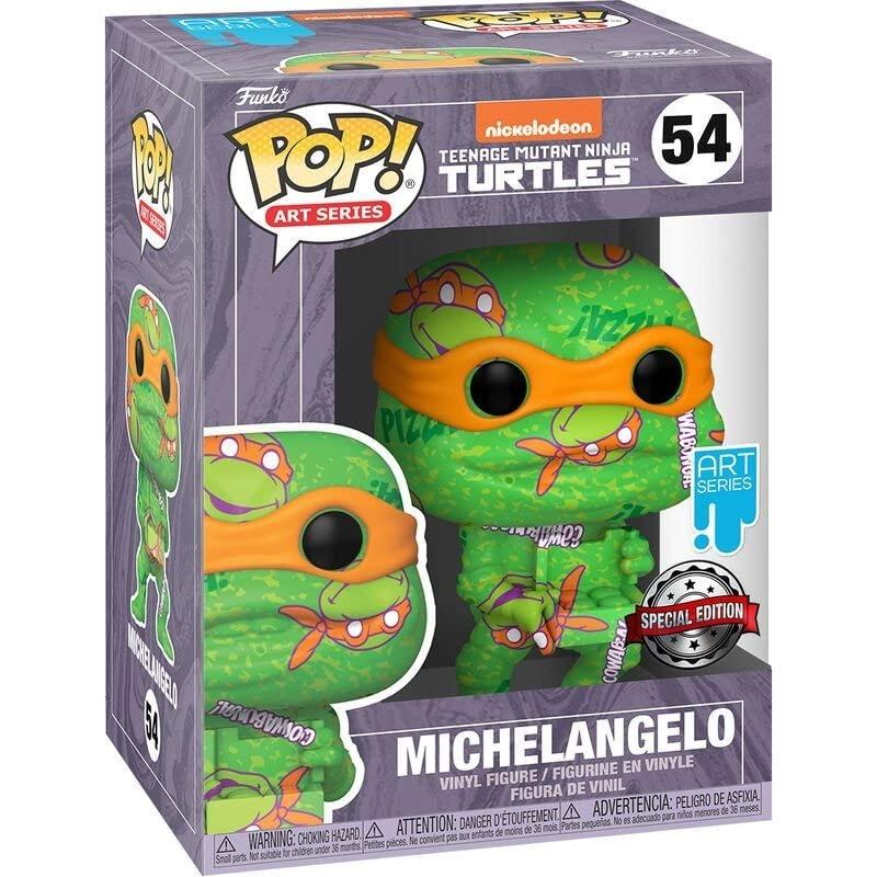 Funko Funko 57929 Pop! Art Series: TMNT 2 - Michelangelo Vinyl Figure #54 (FUN57929)