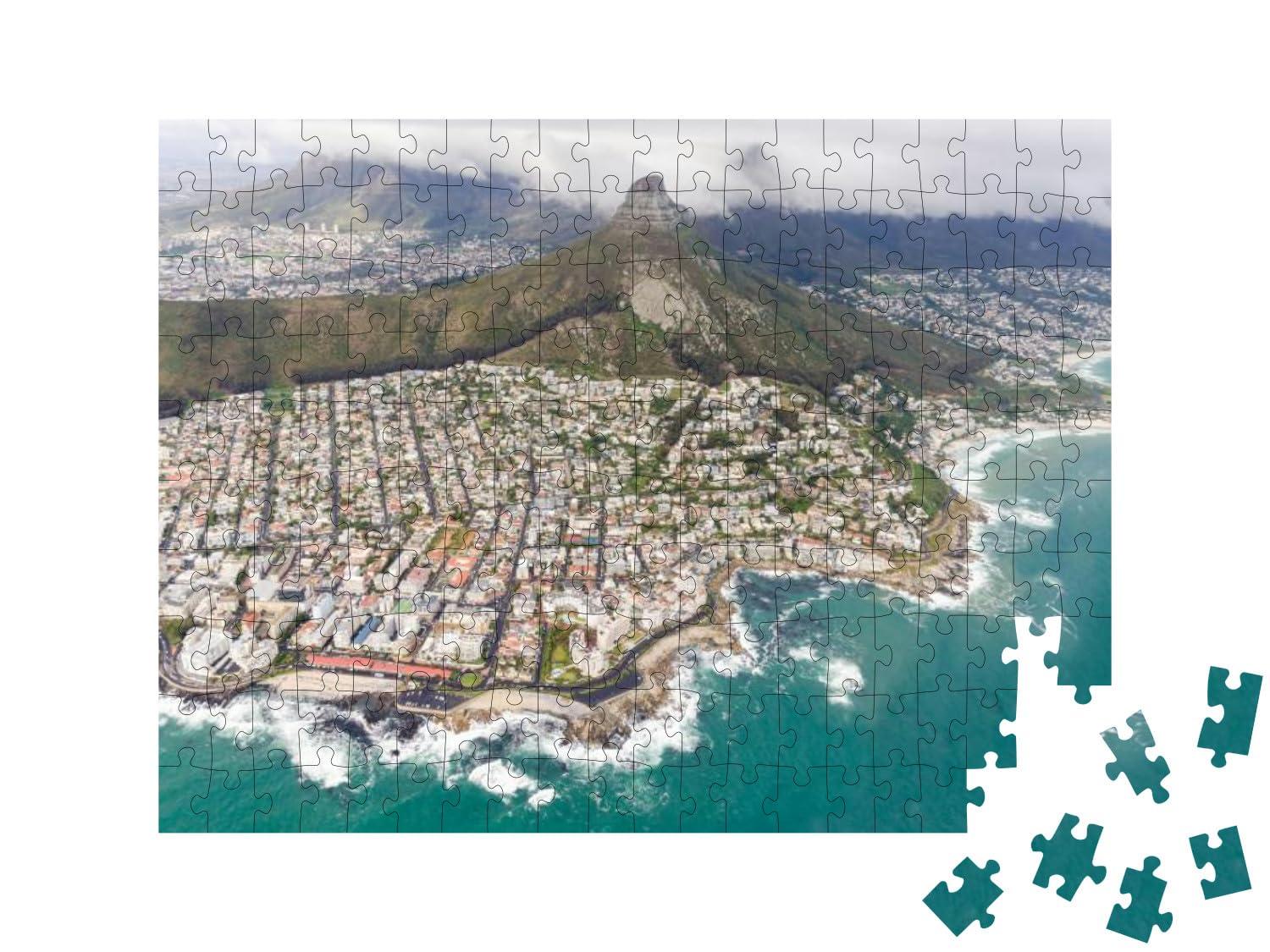puzzleYOU Aerial View of Cape Town South Africa... Jigsaw Puzzle Jigsaw Puzzle with 200 Pieces