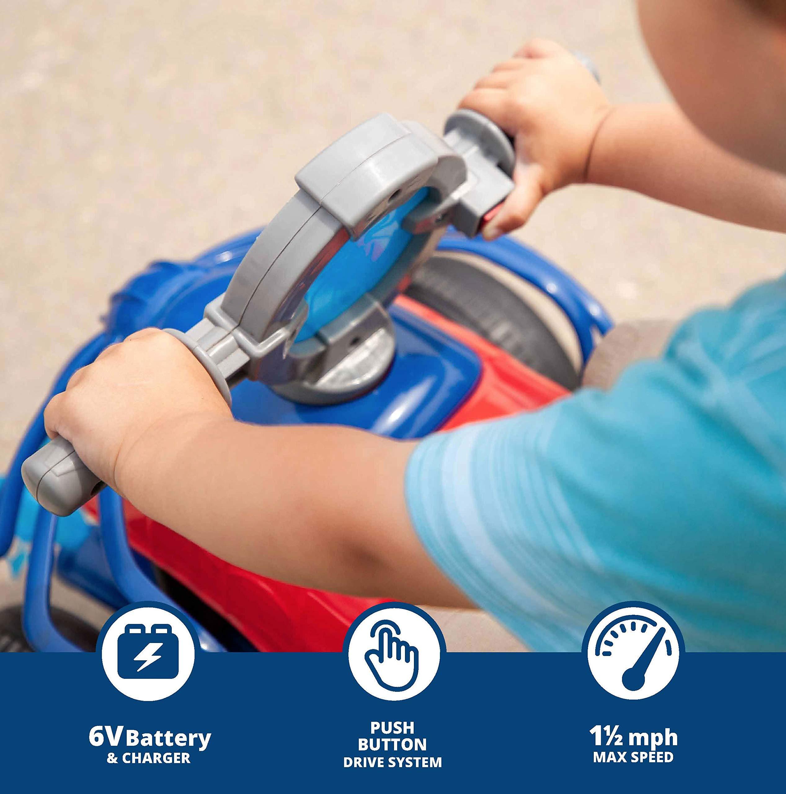 Kid Trax Kid Trax Toddler Marvel's Spider-Man Premium Toddler Quad Ride-On, Kids 18-30 Months, 6V Battery and Charger Included, Max Weight 44 lbs, Red
