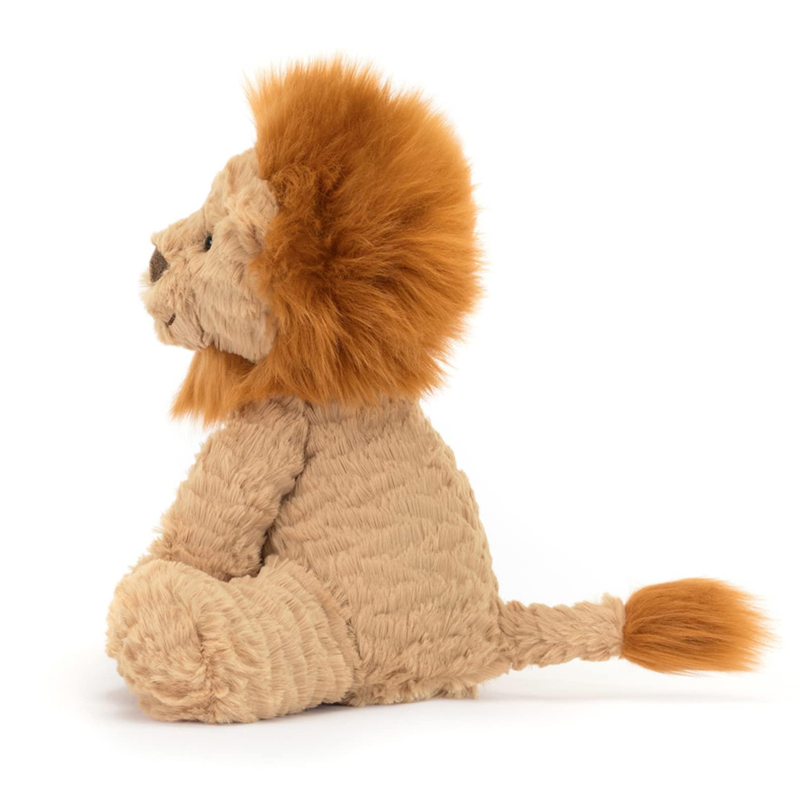 Jellycat Jellycat Fuddlewuddle Lion Stuffed Animal, Medium 9 inches | Big Cat Plush Toy | Classic Children\'s Gift
