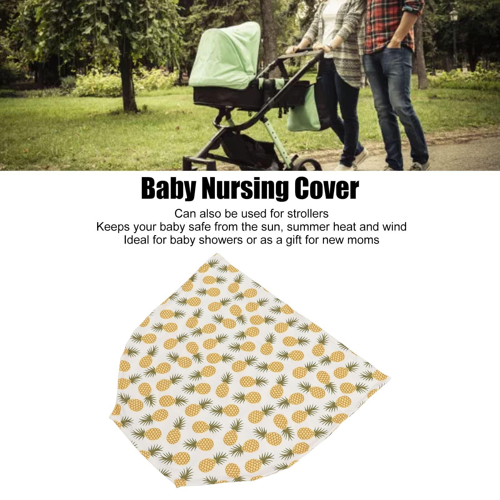 Tissting Nursing Cover for Baby Breastfeeding, Breathable Privacy Nursing Covers Windproof Breastfeeding Coverage Multipurpose Nursing Poncho for Baby Car(#2)