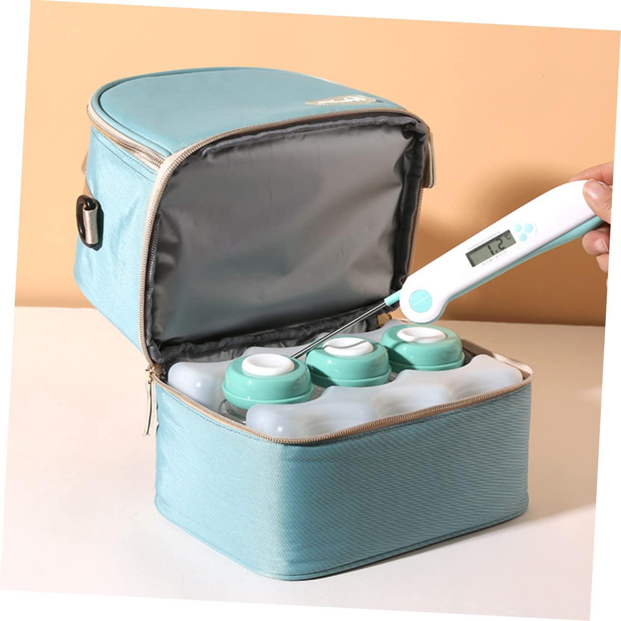 Alasum Alasum 3pcs Breast Milk Ice Box Freezer Blocks Ice Bag for Breast Milk Ice Block Breatfeeding Accessories Breastmilk Chiller Containers for Food Beer Cooler Hdpe Storage White Bottle