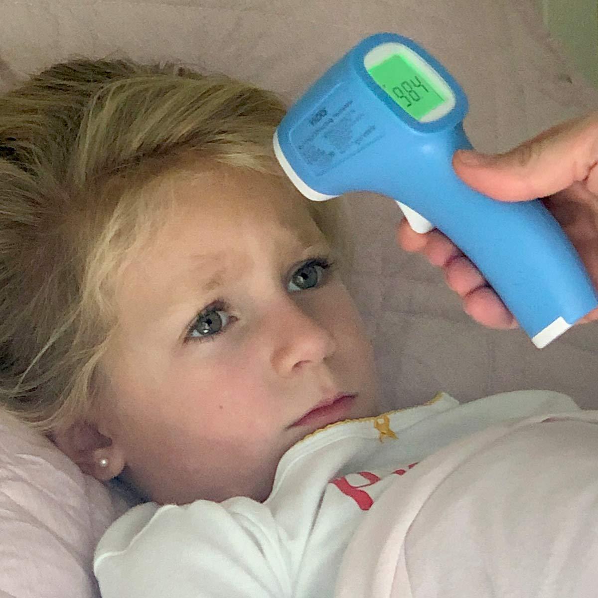 Vicks Vicks Non-Contact Infrared Thermometer for Forehead, Food and Bath Fast, Reliable, and Clinically Proven Accuracy for Adults, Babies, Toddlers and Kids, FSA and HSA Eligible