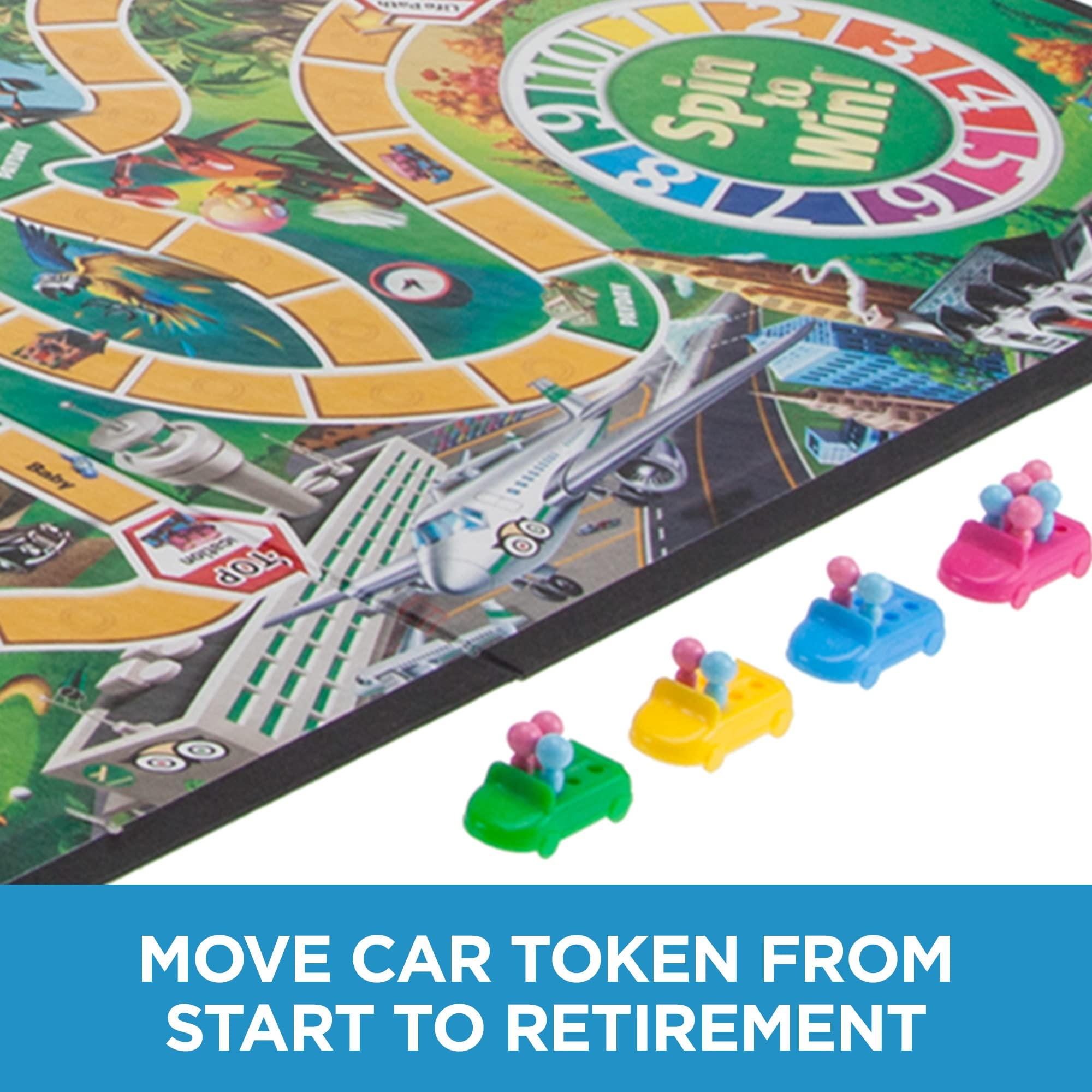 Hasbro Hasbro Gaming The Game of Life Board Game, Family Games for Kids Ages 8+, Includes 31 Careers, Family Board Games for 2-4 Players, Family Gifts (Amazon Exclusive)