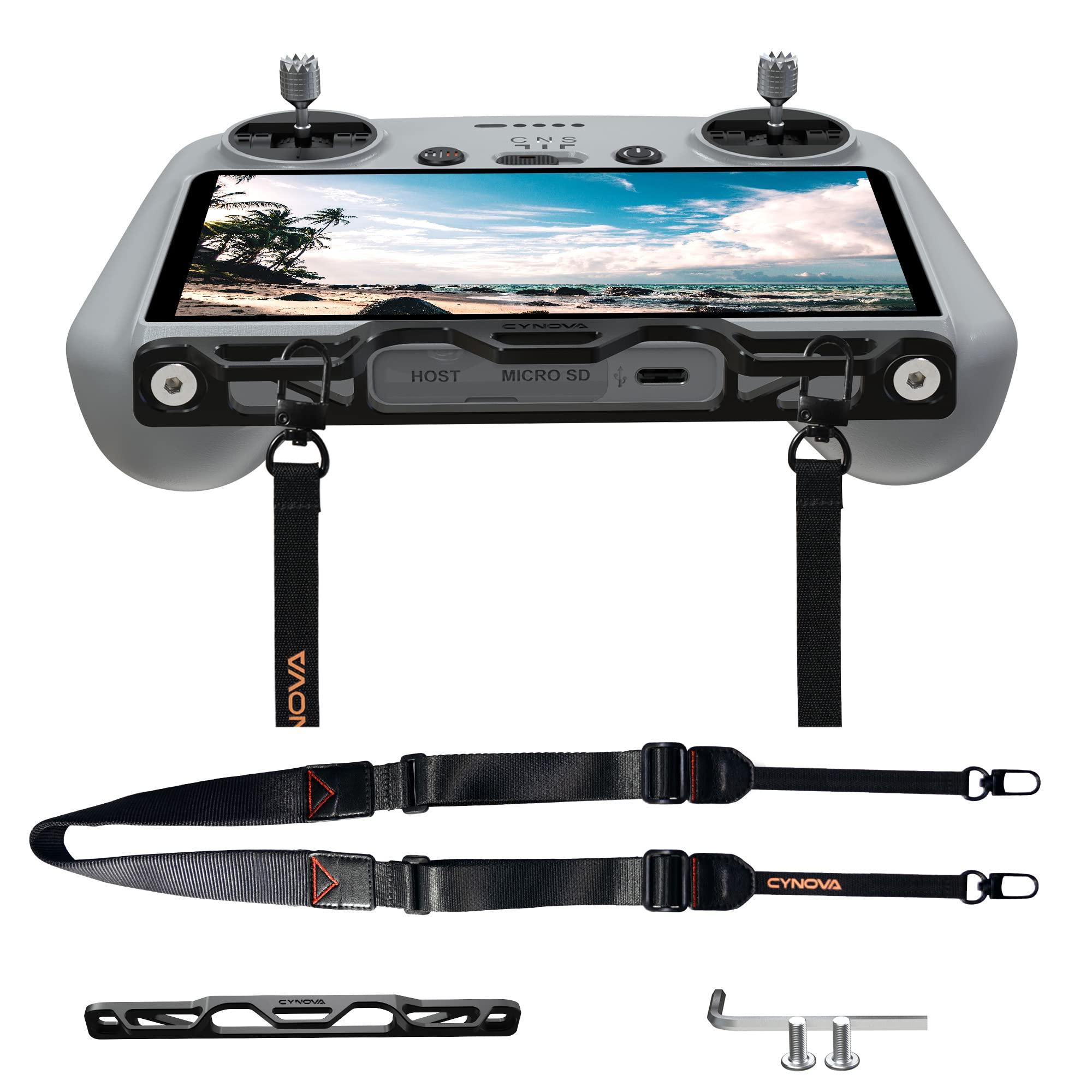 CYNOVA CYNOVA DJI Mini 3 Pro RC Controller Neck Strap Lanyard High-Grade Nylon Braided Rope, Adjustable Shoulder Lanyard for DJI Mini 3 Pro RC Drone Accessories(With 3 Hook Bracket)