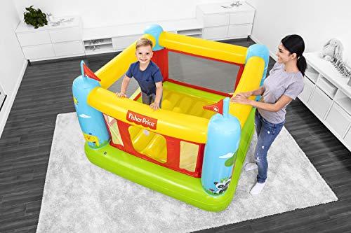 Bestway Bestway 93553 Fisher Price Licensing Bouncy Castle, Multicolored