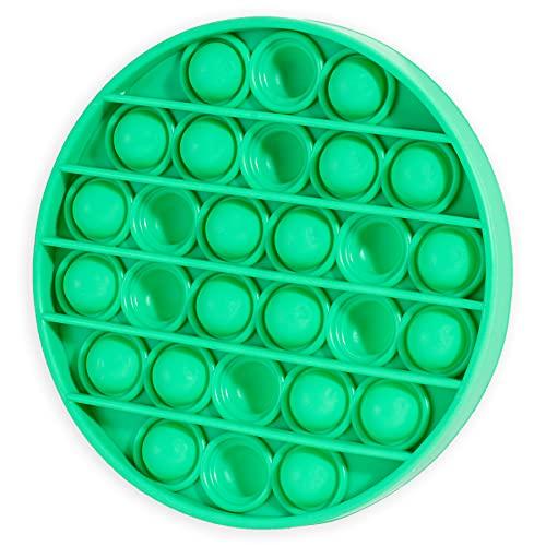 Stages Sensory Builder: Push Pop Bubble Fidget Sensory Toy for Anxiety, Autism, ADD and ADHU, popit Special Needs Stress Reliever: Popit Set of 4 (Round, Square, Octagon and Heart)
