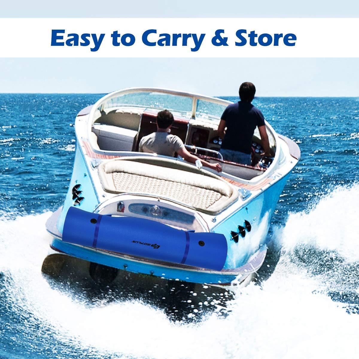 Goplus Goplus Floating Water Pad, Lily Pad for Water Recreation and Relaxing, 3-Layer Tear-Resistant XPE Foam Floating Mat for Beach, Ocean, Lake