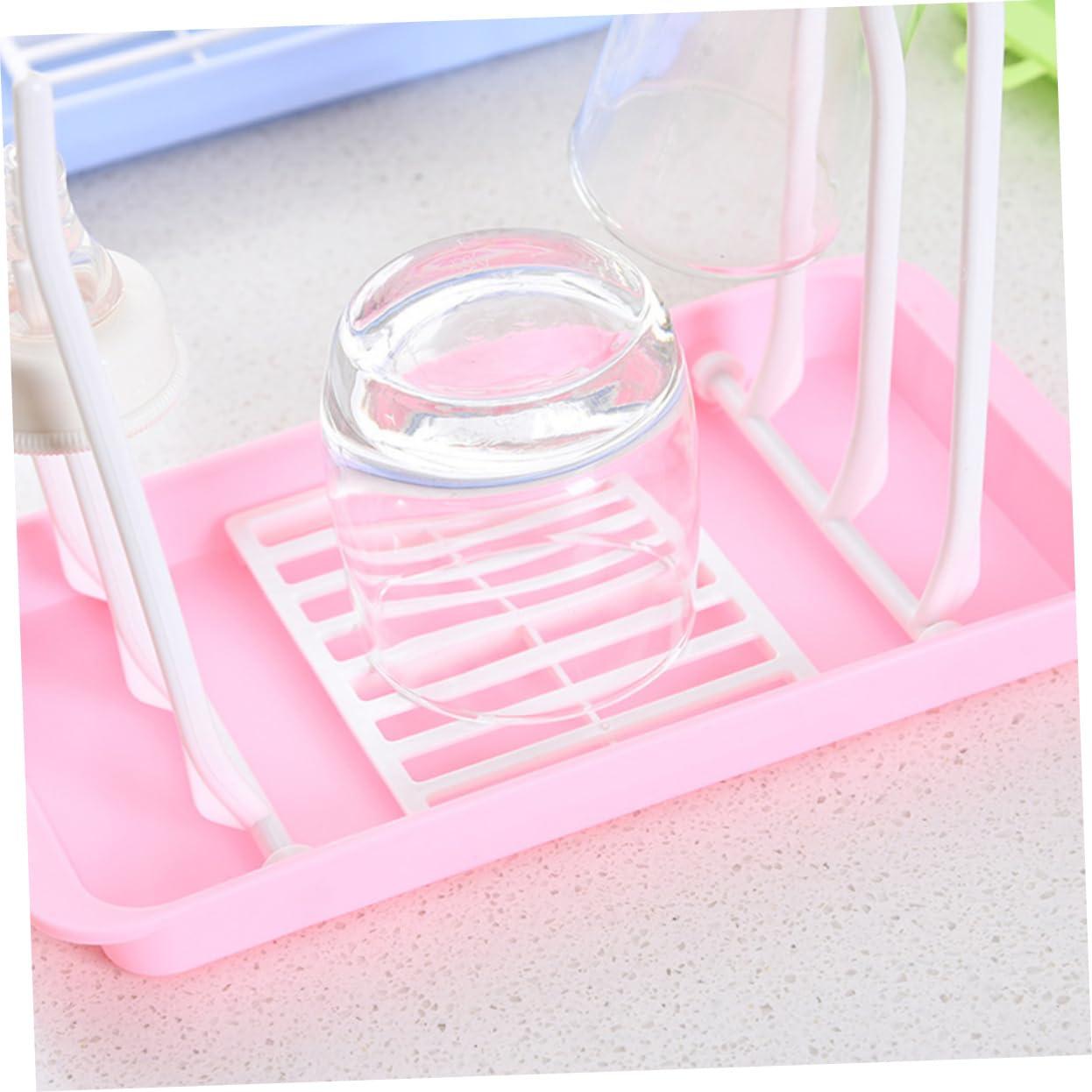 Abaodam Abaodam Bottle Drying Rack Foldable Compact New Born Bottle Holder Fits Sippy Cups Nipples Pp Material