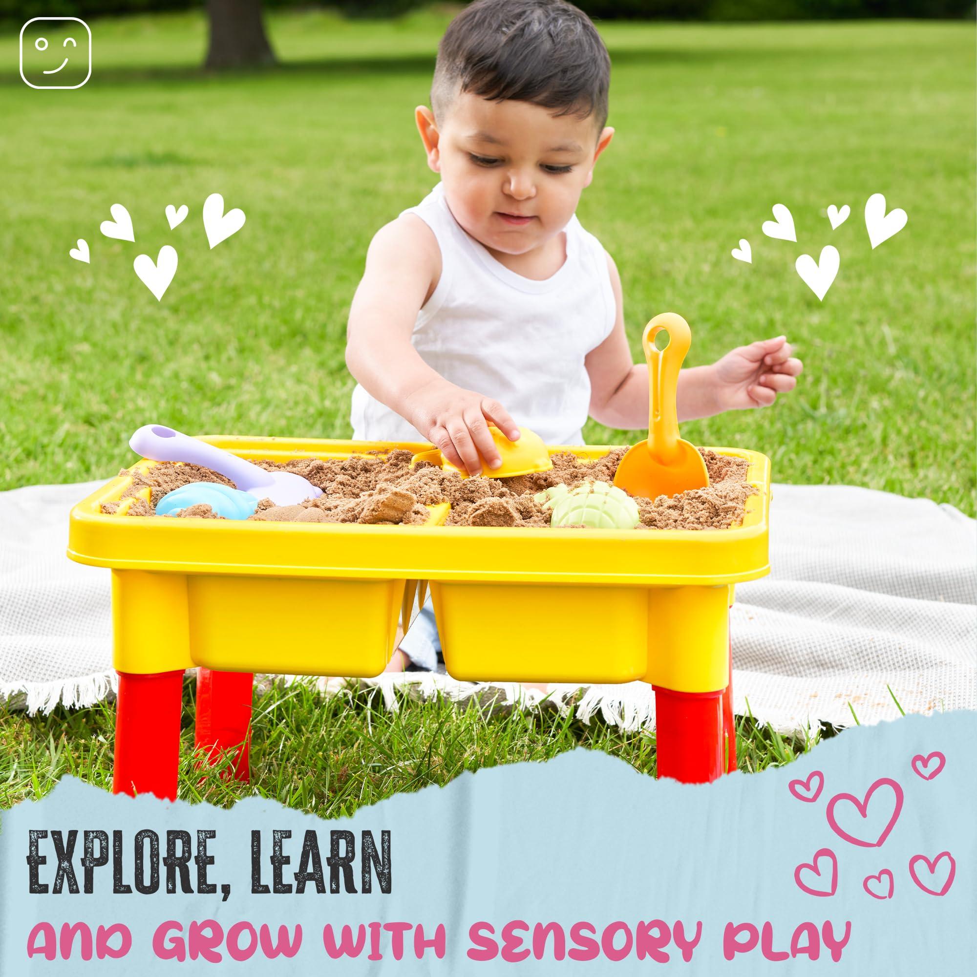 Kraftex Kraftex Kids Sensory Table for Toddlers. Use as Sand Water Table for Toddlers, Sand Table or Sensory Bin Table. Indoor or Outdoor Water Sand Table.