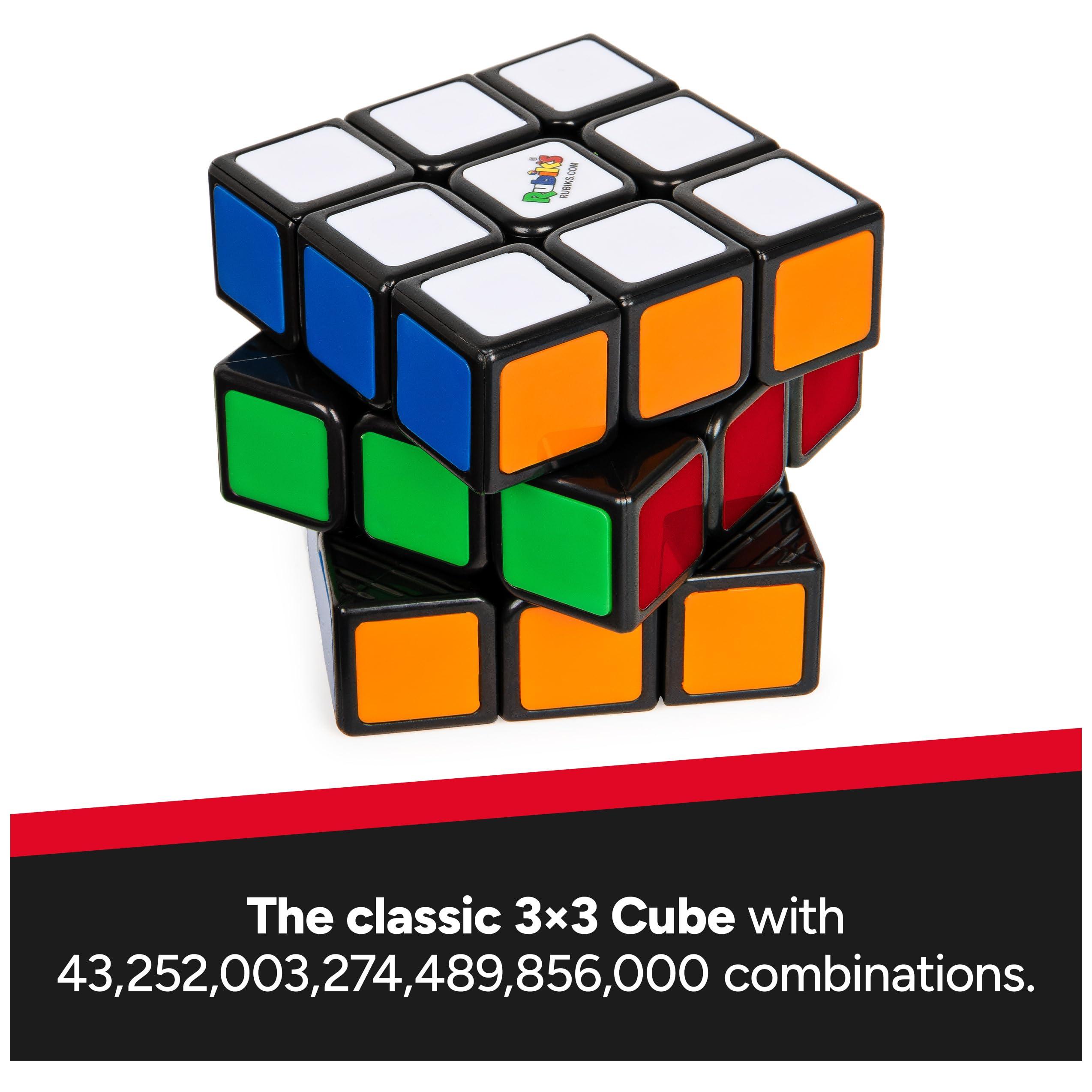 Rubik\'s Rubiks Cube, The Original 3x3 Colour-Matching Puzzle, Classic Problem-Solving Cube