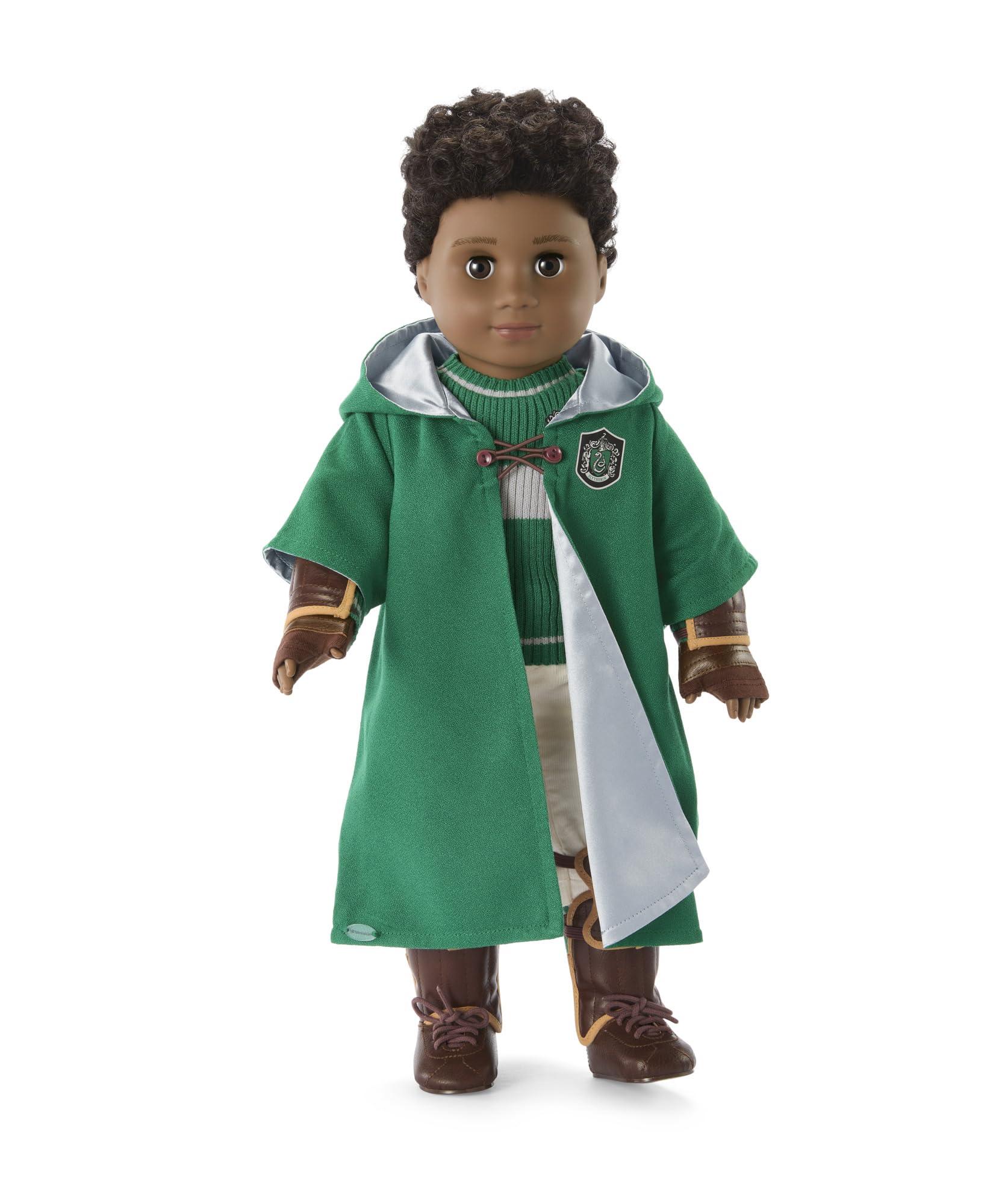 American Girl American Girl Harry Potter 18-inch Doll Slytherin Quidditch Uniform Outfit with Robe Featuring House Crest, For Ages 6+