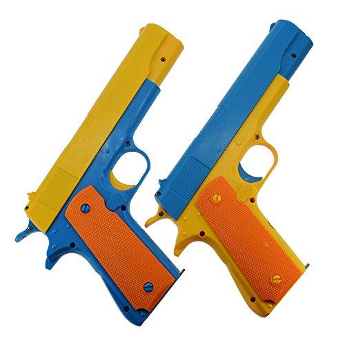 Teanfa Teanfa Classic Colt 1911 Toy Gun with Soft Bullets, Ejecting Magazine, and Pull Back Action, 1:1 Replica of an M1911A1 Colt 45 and 5 Extra Bullets