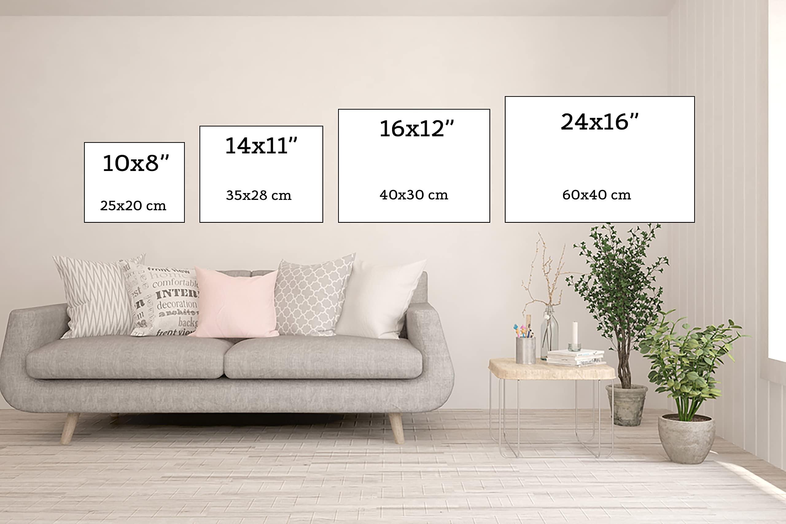 ToysCentral Basics First Fathers Day Custom Sonogram Canvas Dad to Be Gift New Daddy 1st Time Father Expecting Dad Gift from Baby Bump| N2579 (10x8 inch)