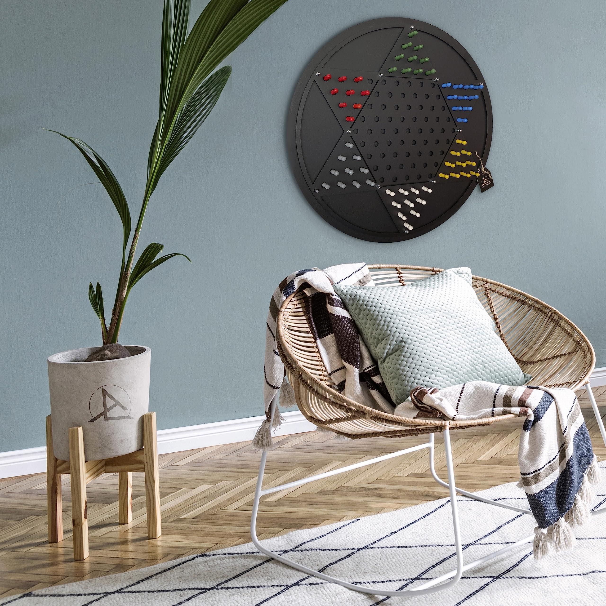 Archtwain Archtwain Chinese Checkers Wall Hanging Game Board