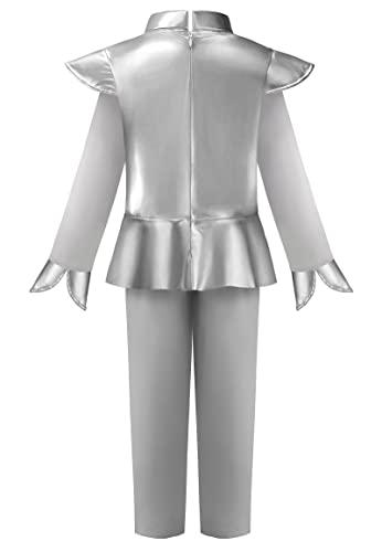 ReliBeauty ReliBeauty Robot Costume for Kids Toddler Boys Costume Toddler,8-9/140
