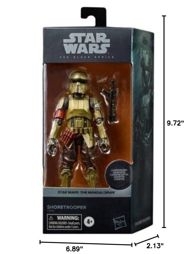 STAR WARS Star Wars Black Series The Mandalorian Carbonized Collection Exclusive Figure Set (Shoretrooper)