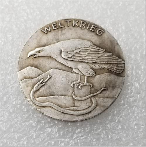 WSGB WSGB German Coin Three-Headed Snake and Sword Coin Gift Three-Headed Snake and Sword Coin Souvenir Lucky Coin