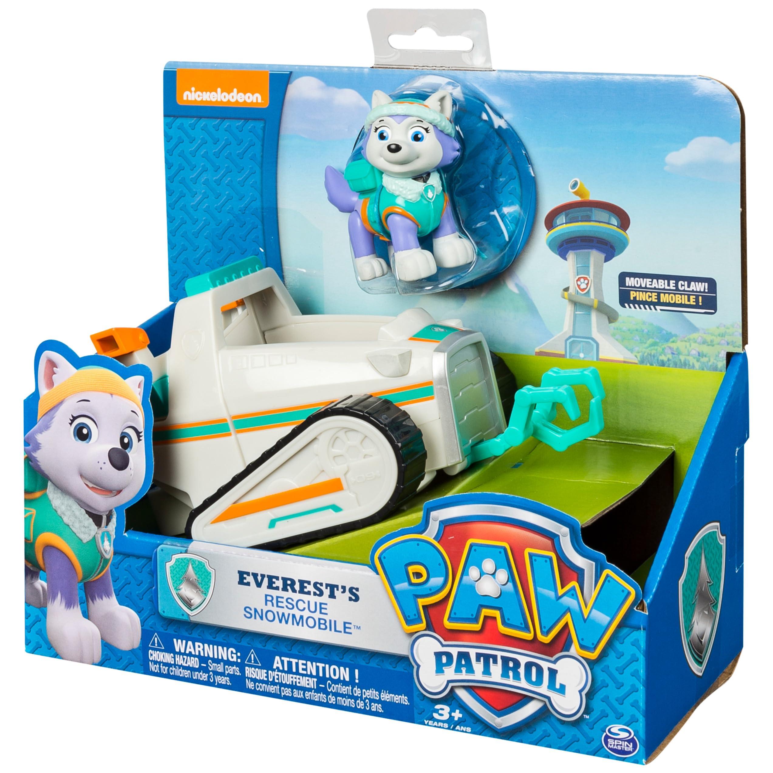 Paw Patrol Paw Patrol Everest's Rescue Snowmobile, Vehicle & Figure