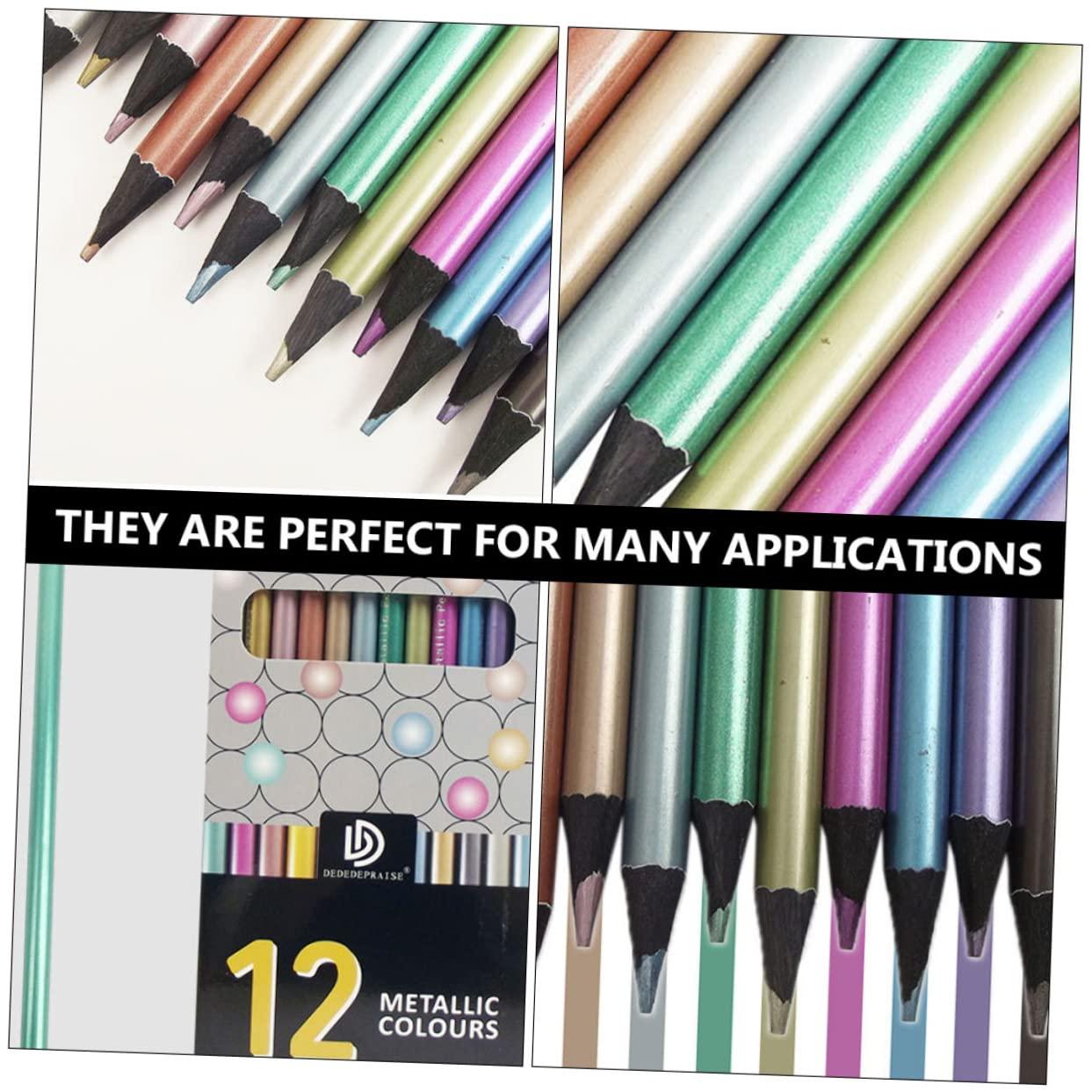 Vaguelly Vaguelly 3 Sets Colored Lead Paint Marker Graphite Pencils Colored Charcoal Pencils Art Craft Pencils 12 Colors Pencils Color Pencils Colored Pencils Coloring Pencil Colorful Wooden