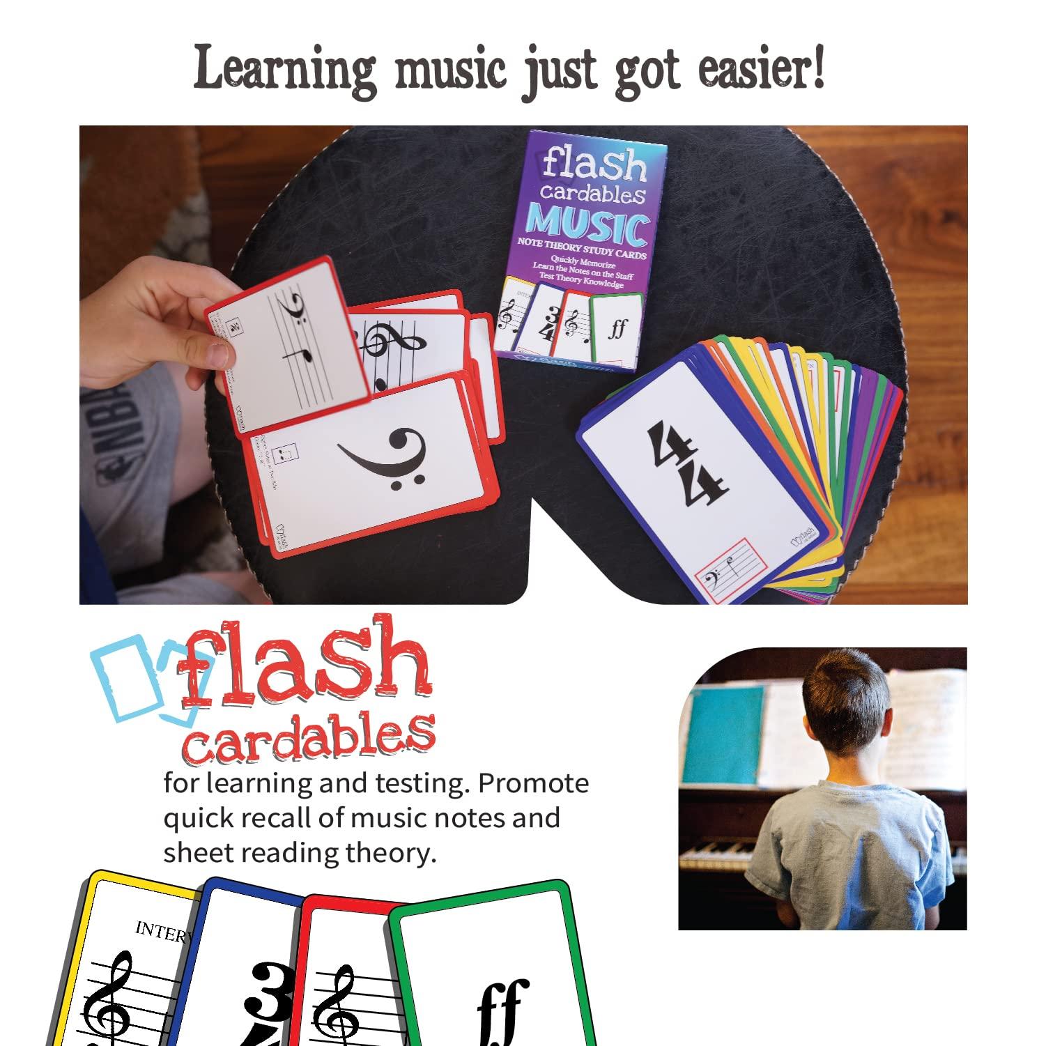 flashcardables Flashcardables Premium Music Flash Cards