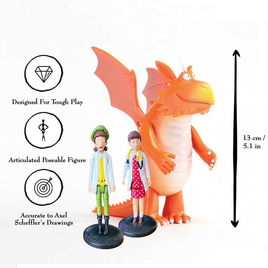 WOW! STUFF WOW! STUFF Zog and The Flying Doctors Story Time Set | Collectable Articulated Character Action Figures | Official Toys and Gifts from The Julia Donaldson Books, TV and Animation Movie Series