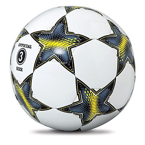 Dakapal Dakapal Kids Soccer Ball Size 3, Premium TPU Soccer Ball for Kids Toddlers Age 3-8 Creative Funny Indoor Outdoor Sport Balls Games Toys(deflated)