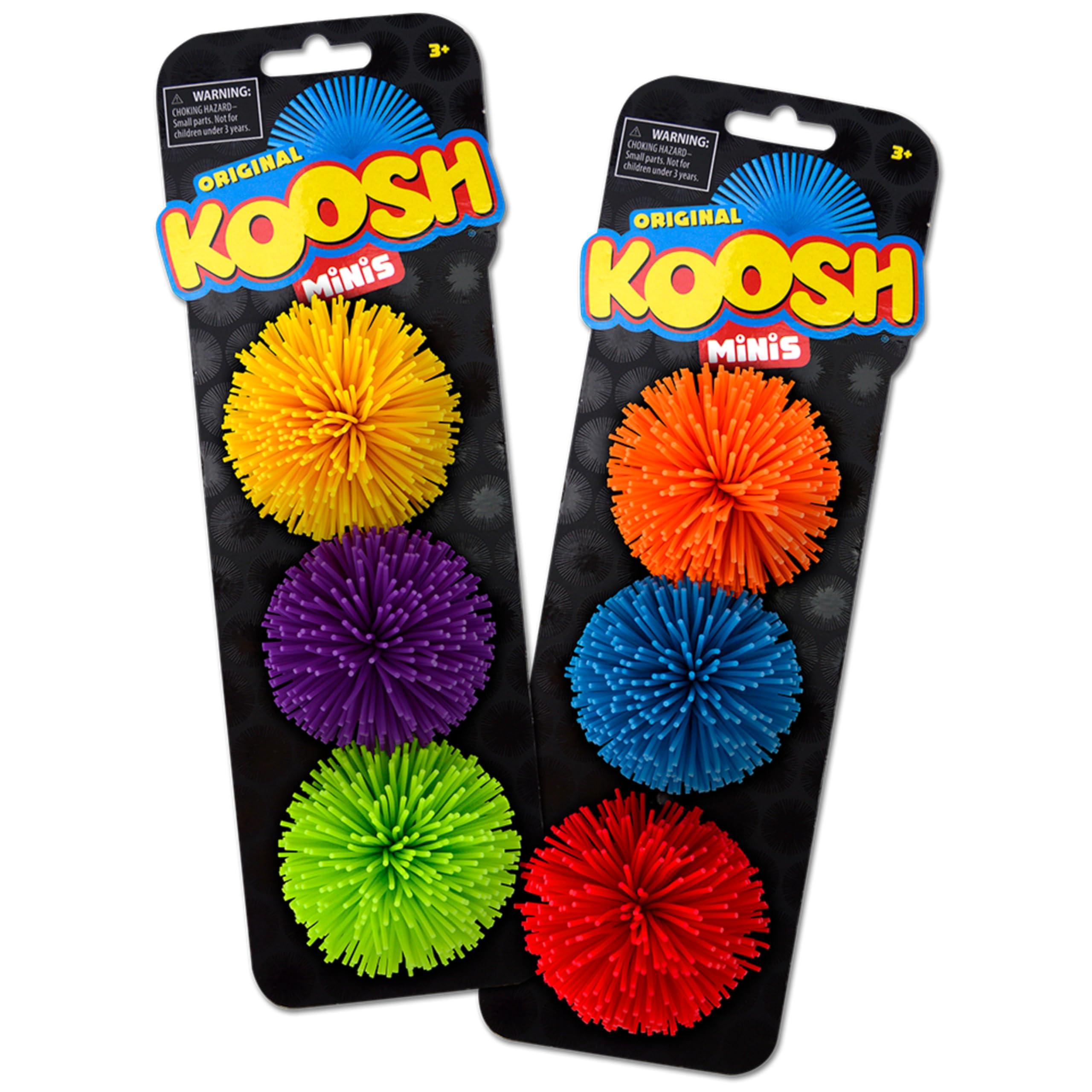 Koosh Koosh Balls, Mini Variety 3 Pack - Kids Outdoor Toys, Beach Toys, Outdoor Games for Adults and Family, Kids Toys, Kids Games, Outdoor Play Toys, Fidget Toys, Screen-Free, Ages 3+