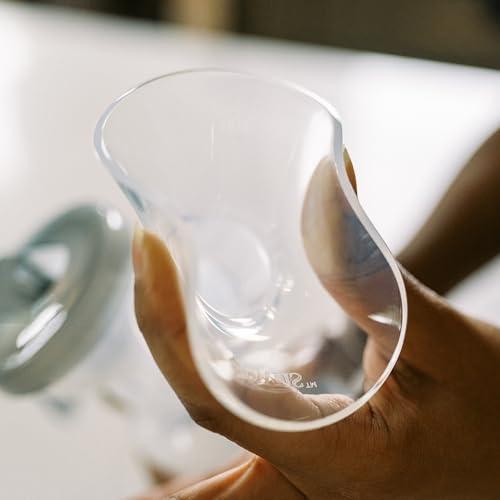 Dr. Brown\'s Dr. Brown's 100% Silicone One-Piece Breast Pump,Hands-Free Breast Milk Collector with Anti-Colic Options+ Baby Bottle (4 oz/120 mL),Level 1 Nipple,Travel Lid and Travel Bag