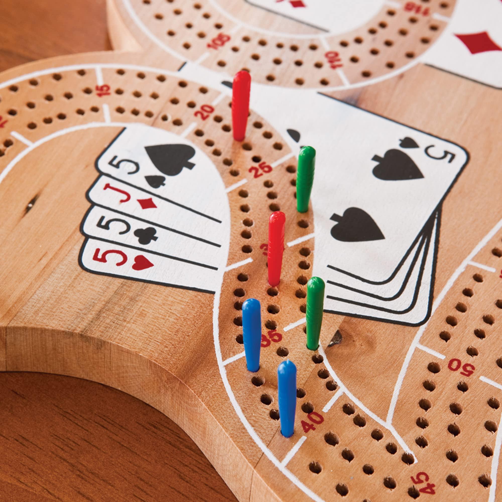Mainstreet Classics by GLD Products Mainstreet Classics Wooden "29" Cribbage Board Game Set