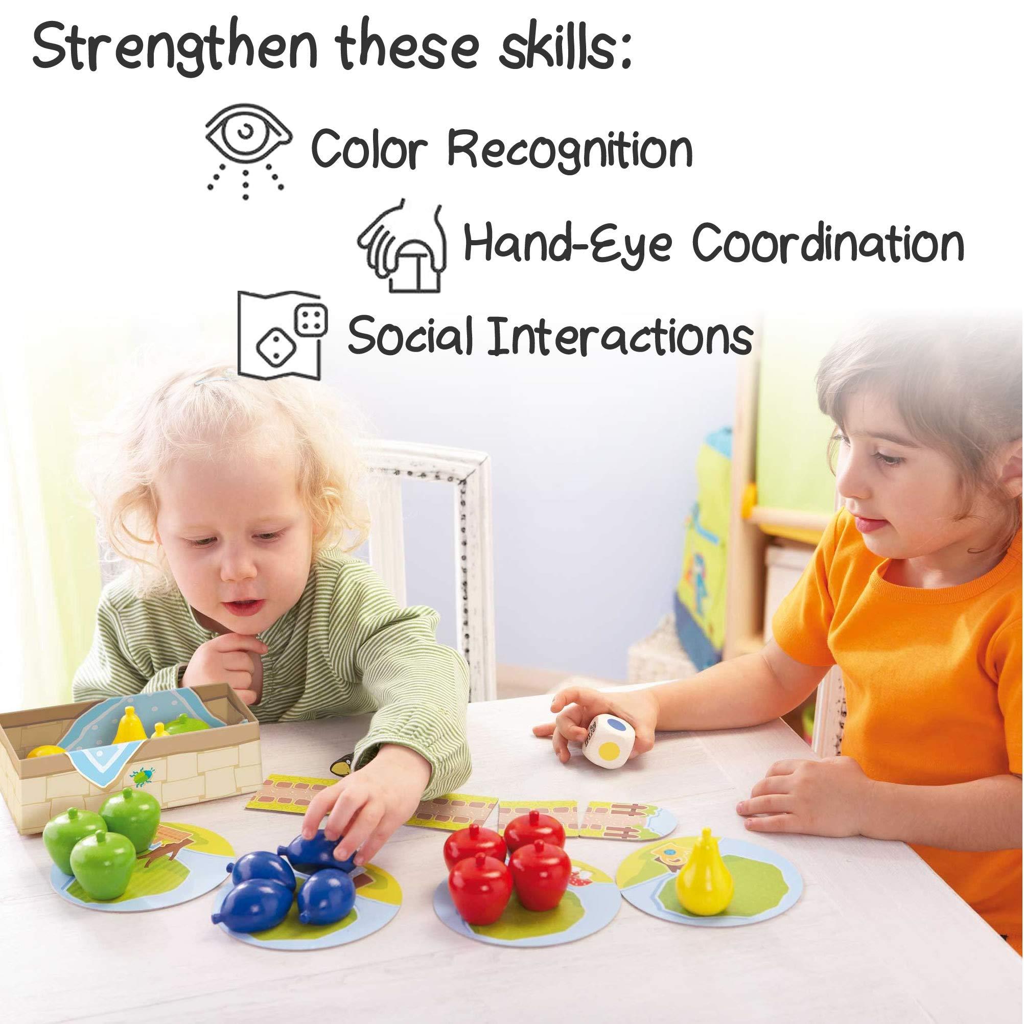 HABA HABA My Very First Games - First Orchard Toddler Game - My First Orchard Game, Cooperative Toddler Board Games for 2 Year Olds - Made in Germany