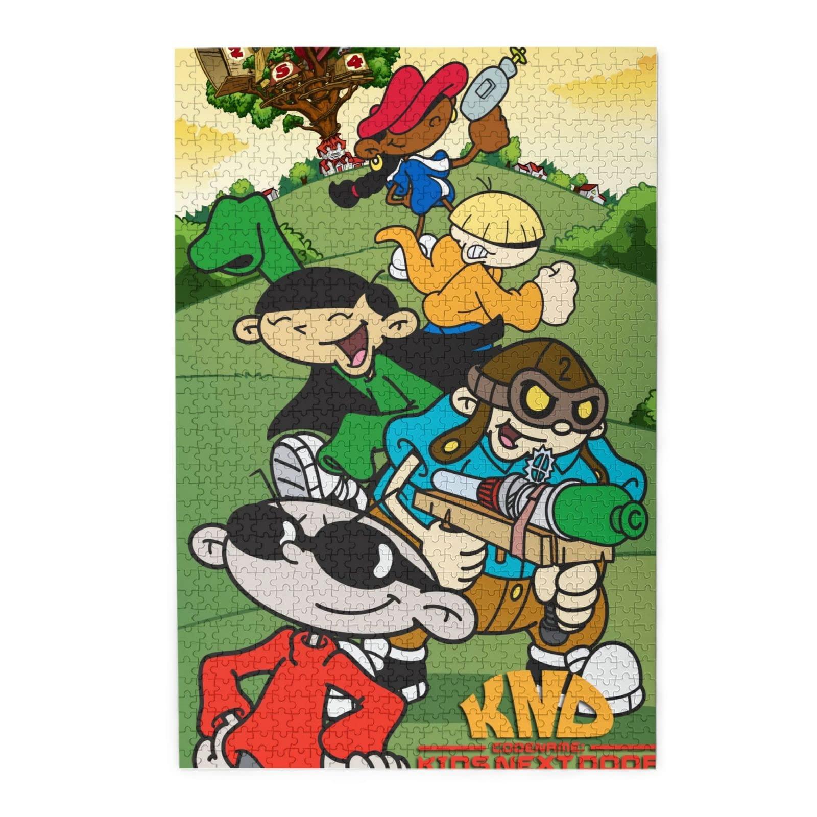 DHOUTSL DHOUTSL Jigsaw Puzzle Codename Kids Anime Next Door 1000 Piece Wooden Puzzle for Adults Educational Games Gift Jigsaw